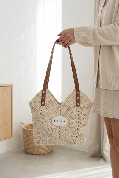 Sac bandoulière tressé