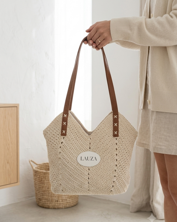 Sac bandoulière tressé