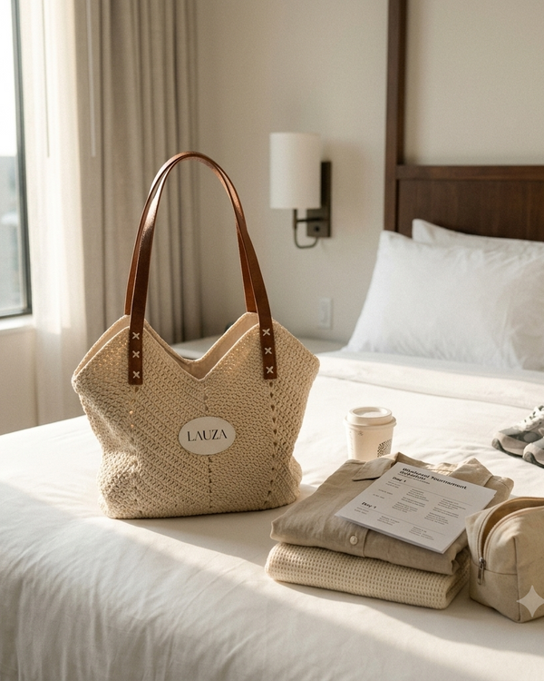 Sac bandoulière tressé
